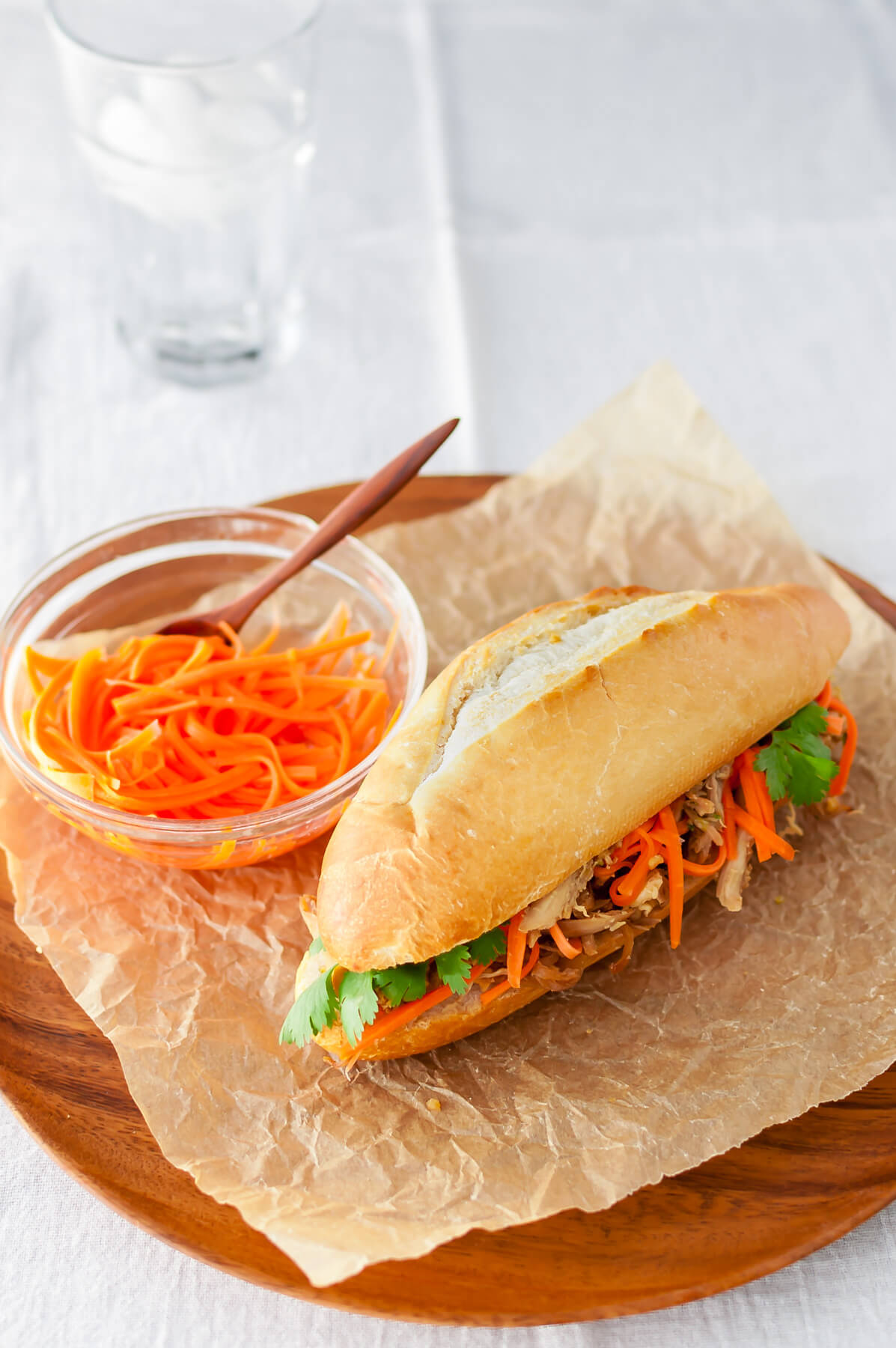 Roasted Chicken Banh Mi Sandwich - Taming of the Spoon