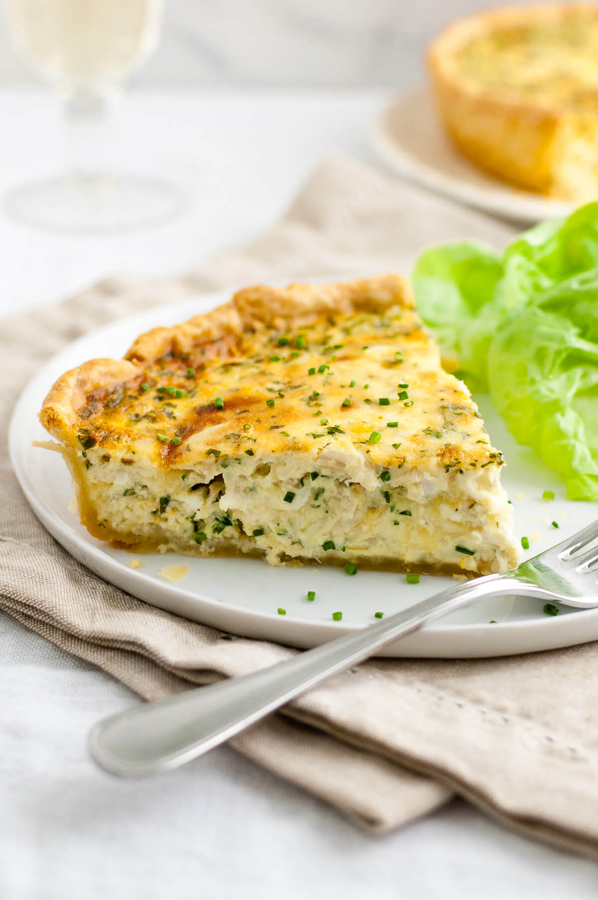 Crab Quiche - Taming of the Spoon