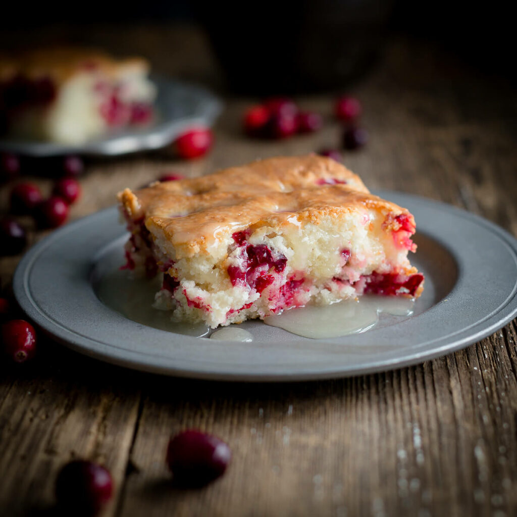 Cranberry Pudding Cake with Warm Butter Sauce Taming of the Spoon