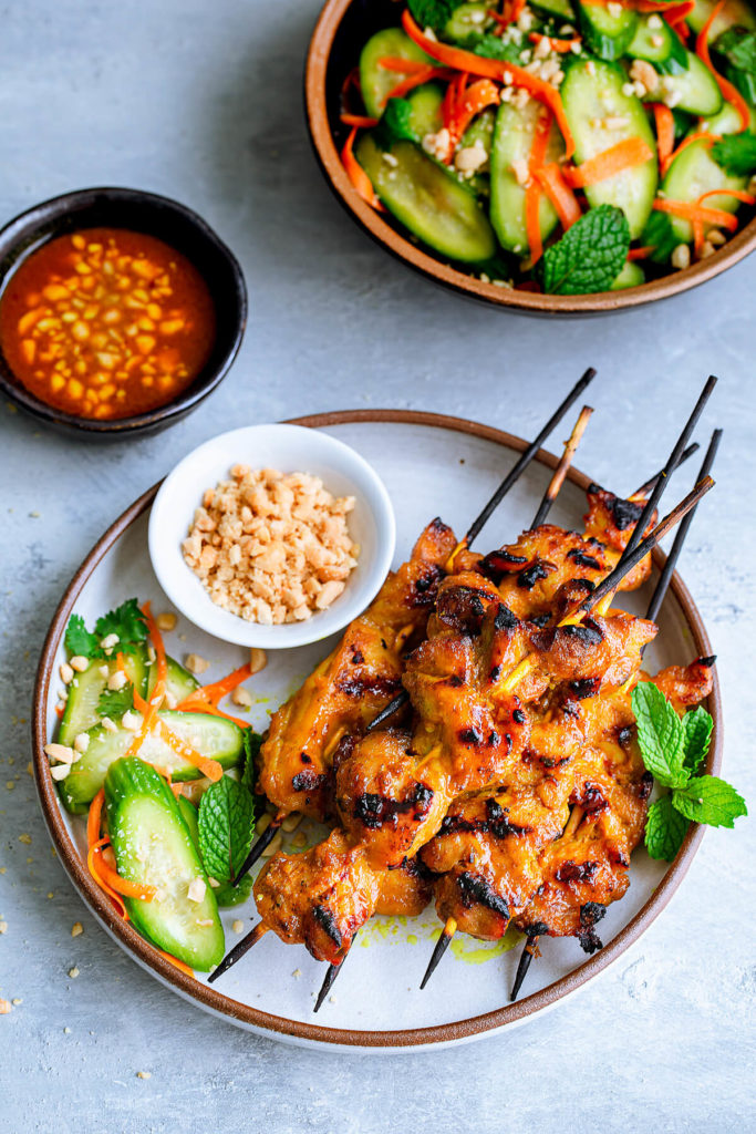 SingaporeStyle Chicken Satay Taming of the Spoon