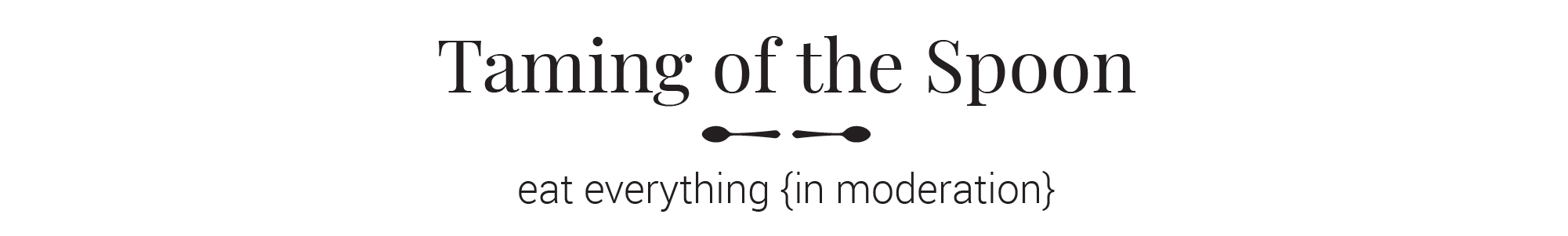 Taming of the Spoon logo
