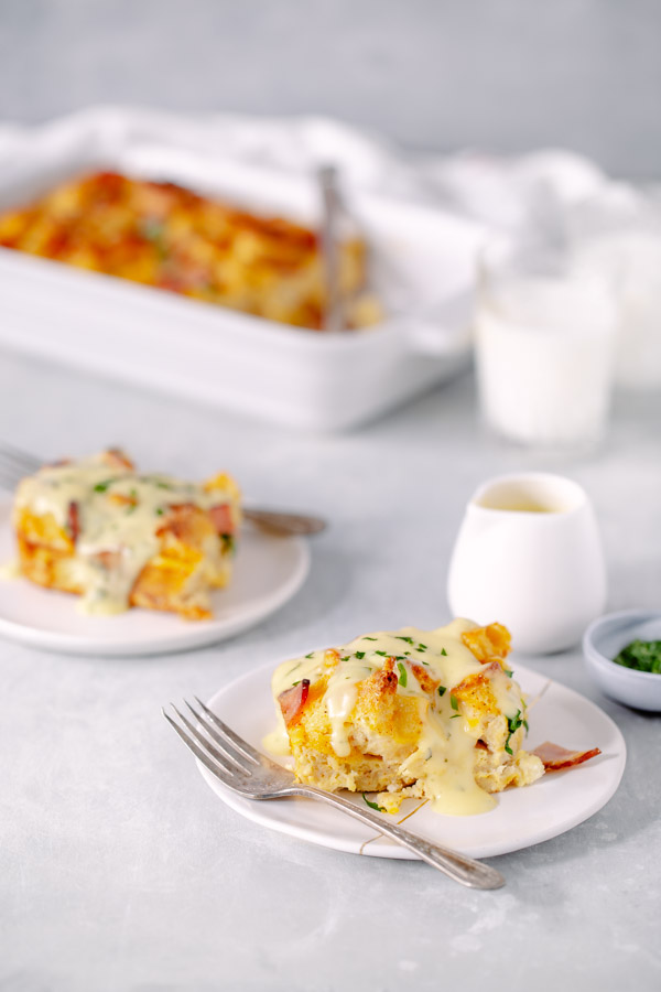 Eggs Benedict Casserole With Tarragon Béarnaise Sauce - Taming Of The Spoon