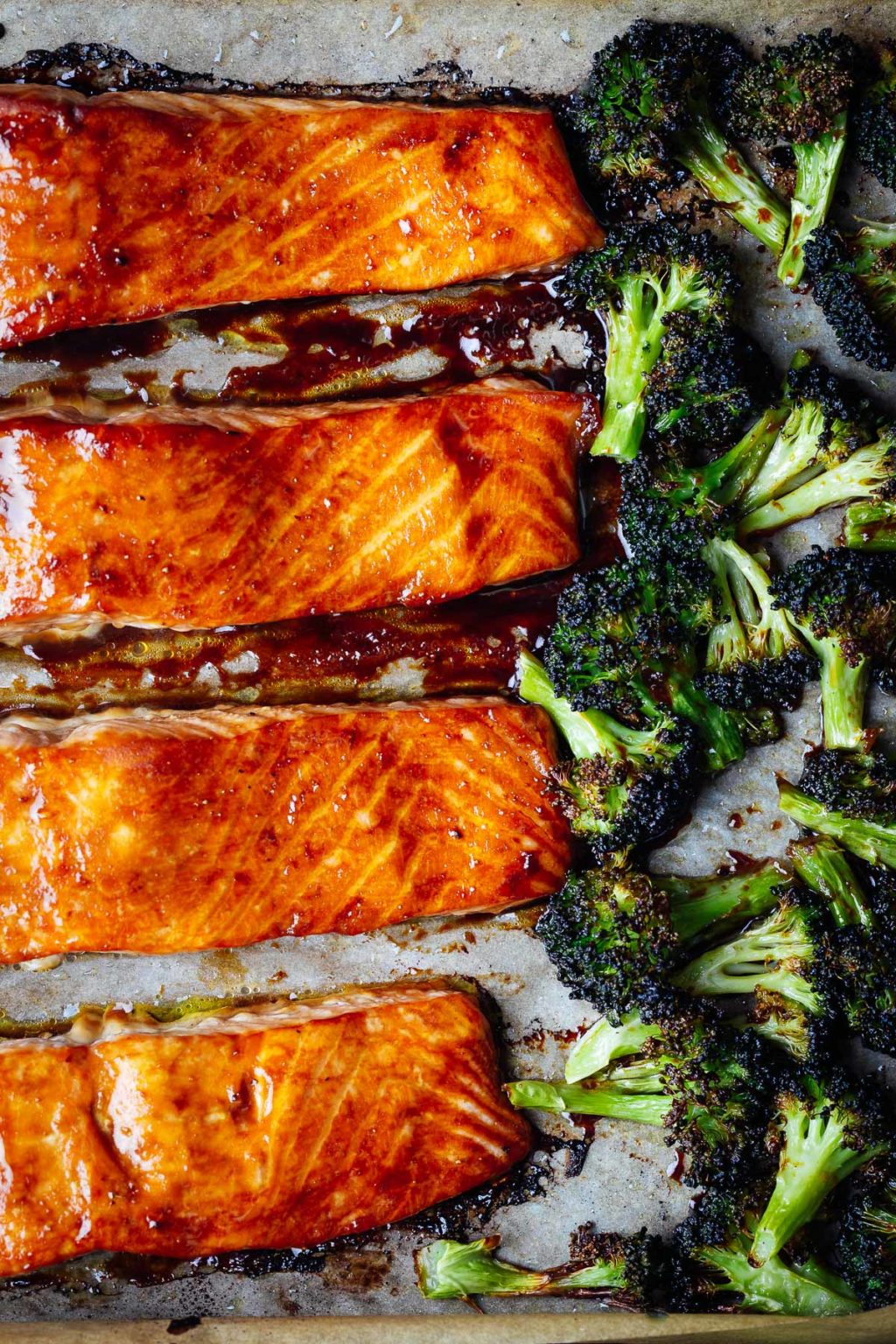 Baked Teriyaki Salmon with Roasted Broccoli Taming of the Spoon
