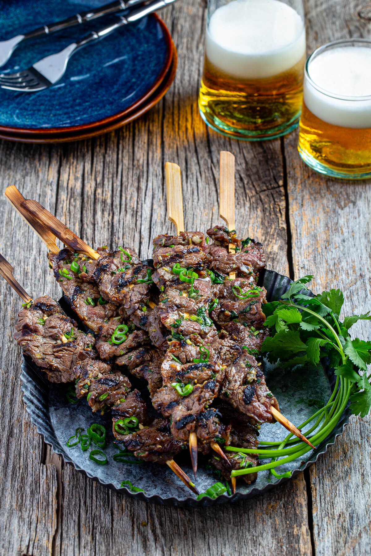 Lemongrass Beef Skewers - Taming of the Spoon