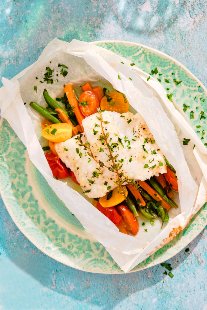 GingerGarlic Fish en Papillote Taming of the Spoon